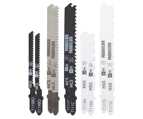 Stikksagblad assorterte 10 stk