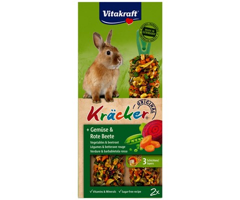 Kräcker grønnsaker godbit til kanin