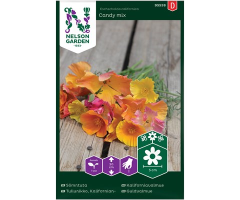 Frø kaliforniavalmue Candy mix