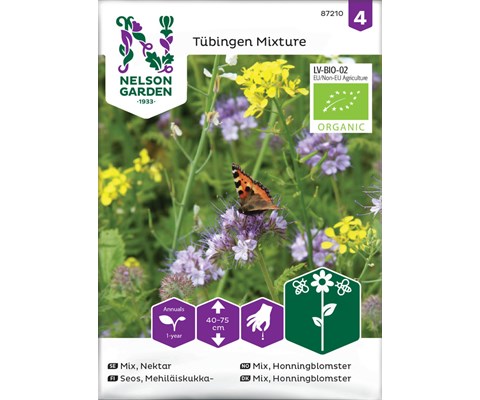 Frø honningblomster Tübingen Mixture økologisk