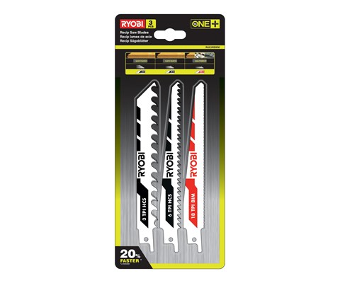 Bajonettsagblad 3 deler