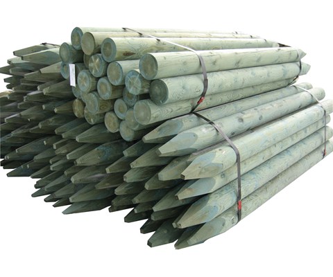Gjerdestolpe Scanpole impregnert 7x175 cm 203 stk