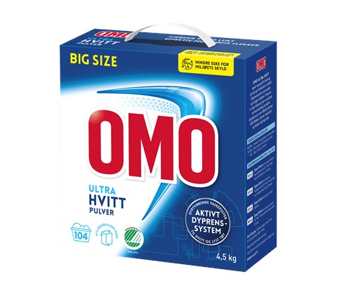 Vaskepulver Omo Ultra hvitt 4,5 kg