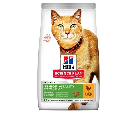 Kattemat Senior Vitality Adult 7+ kylling og ris 1,5 kg