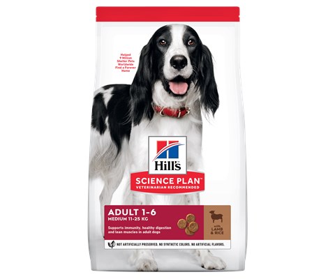 Hundefôr Medium Adult Lam og Ris 14 kg