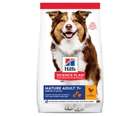 Hundefôr Medium Mature Adult 7+ Kyllling 14 kg