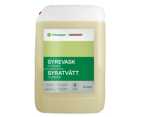 Syrevask flytende 25 L