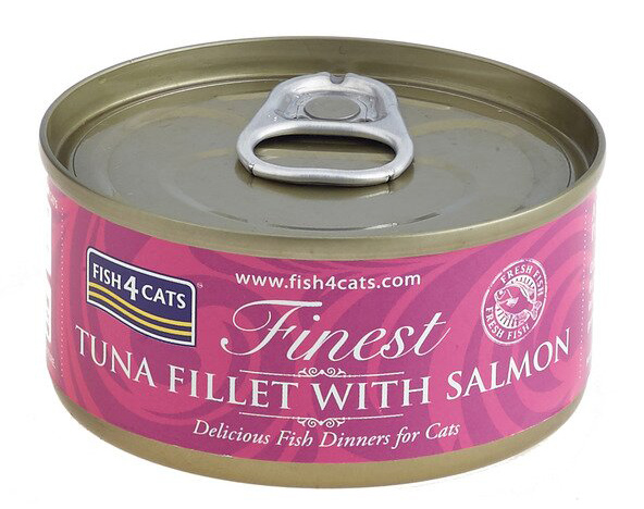 Våtfôr tunfisk med laks 70 g