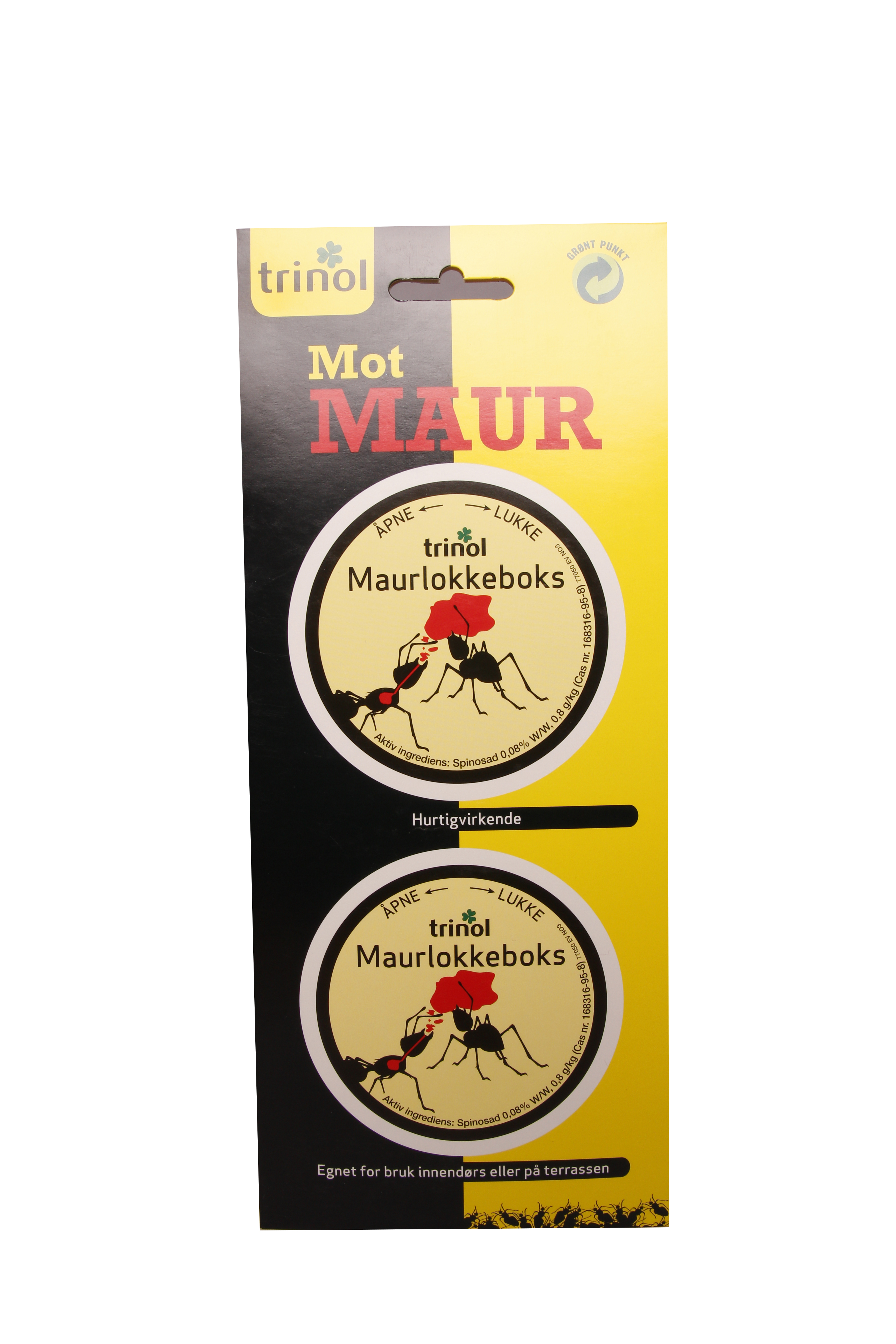 Maurlokkeboks 2 pk