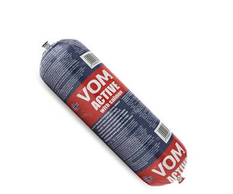 Hundepølse Active fullfôr laks 500 g