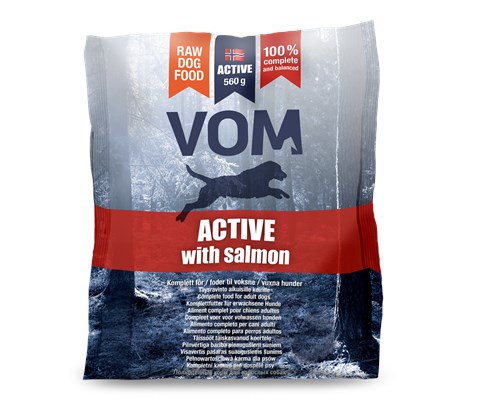 Fullfôr kjøttboller Active laks 560 g