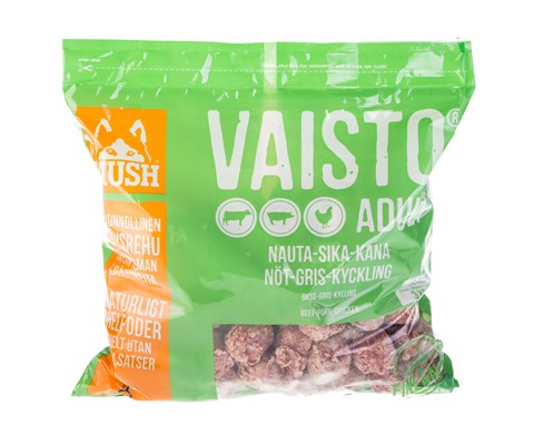 Hundefôr Vaisto frosset okse-gris-kyllling 3 kg