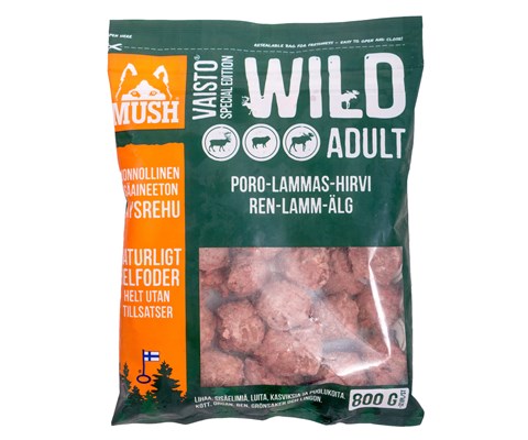 Hundefôr Vaisto frosset rein-lam-elg 800 g