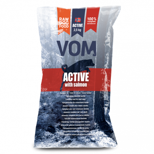Fullfôr kjøttboller Active laks 2,5 kg