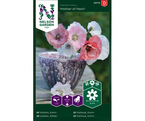 Frø kornvalmue Mother of Pearl