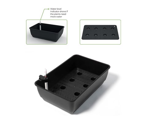 Selvanningssystem til pallekarm 55 x 36,5 cm