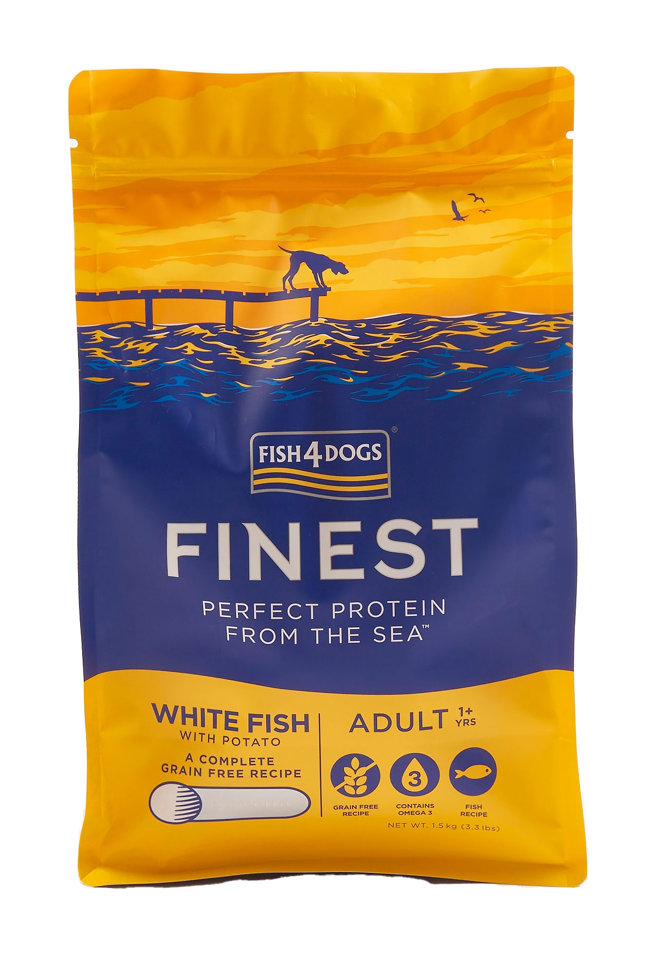 Hundefôr Finest Adult Fish L 1,5 kg