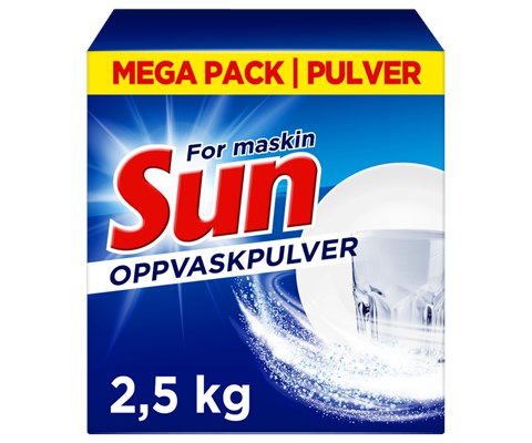 Maskinoppvaskpulver 2,5 kg