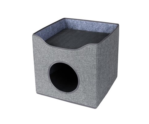 Kattehus med terrasse