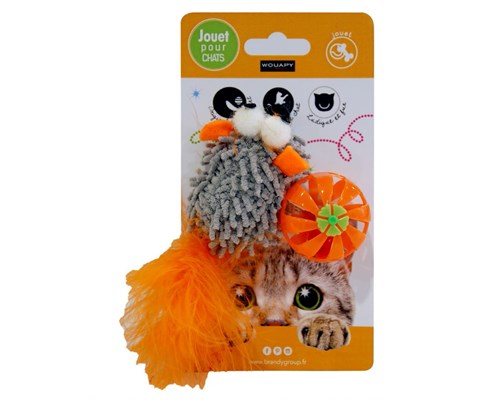 Katteleke pelsmus og ball