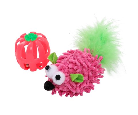 Katteleke pelsmus og ball