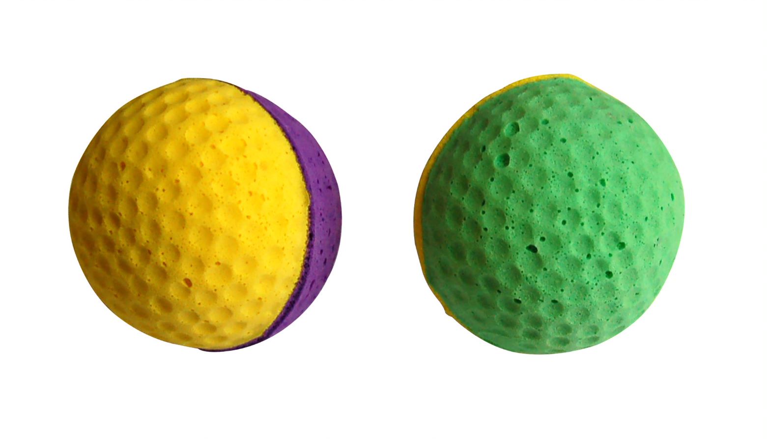 Katteleke skumgummiball 2 pk