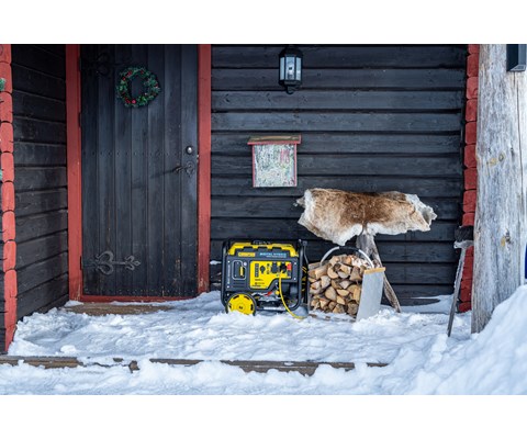 Strømaggregat i stålramme 3,6 kW
