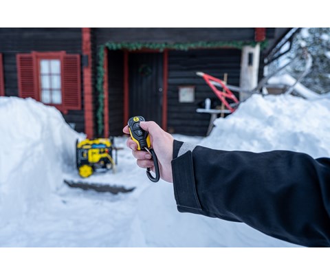 Strømaggregat i stålramme 3,6 kW