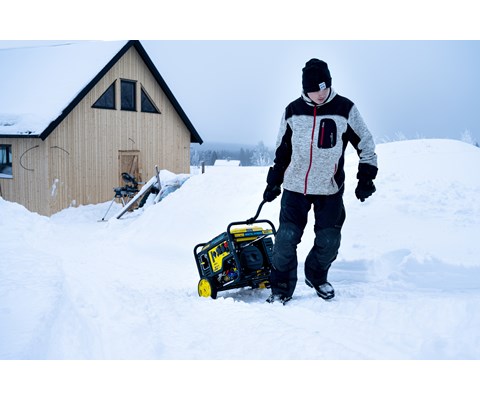 Strømaggregat i stålramme 3,6 kW