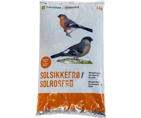 Solsikkefrø stripet 4 kg