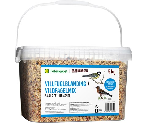 Villfuglblanding skallfri 5 kg