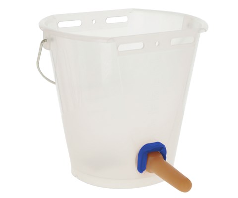 Kalvebøtte transparent med smokk