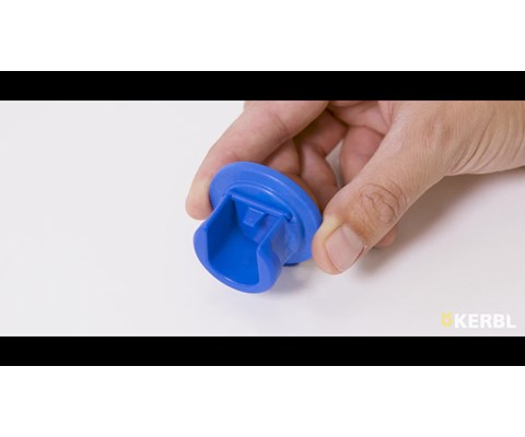 Kalvebøtte transparent med smokk 5 stk