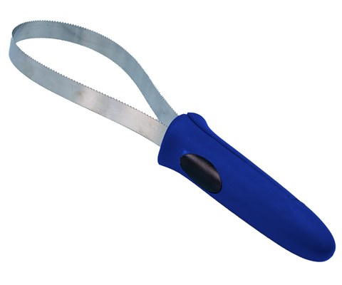 Svetteskrape metall blå