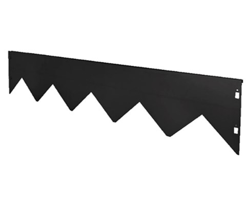 Gresskant svart 17 cm x 2 m