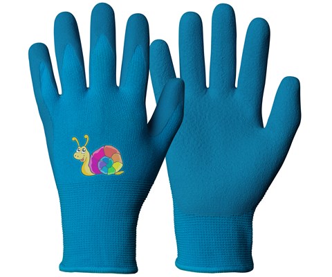 Hagehansker barn blå