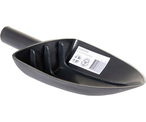 Skje for kompoststrø