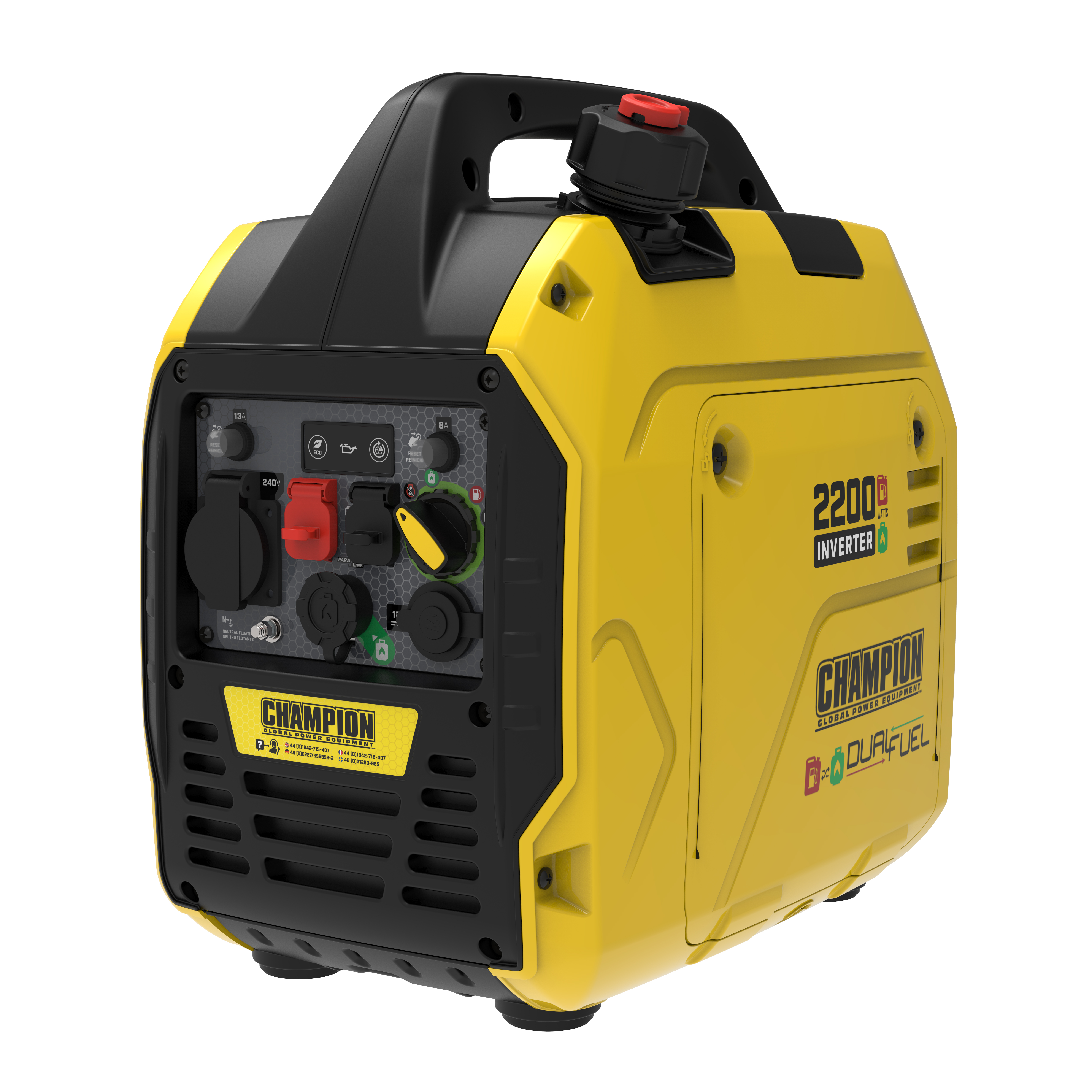 Strømaggregat Dual Fuel Inverter aggregat 2200W
