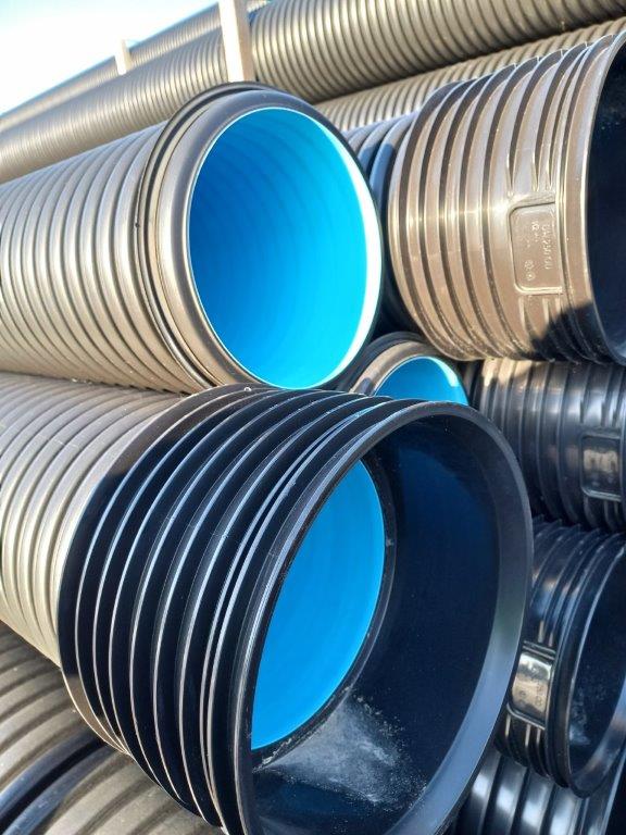 Overvannsrør 250/218 mm lengde á 6 m