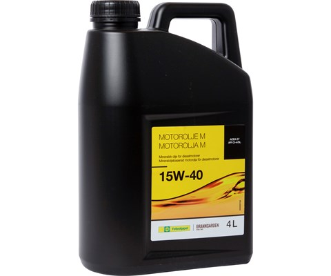 Motorolje mineralsk M 15W-40 4 L