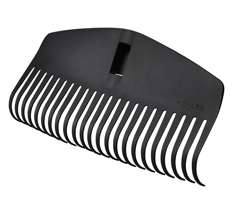 Hode til plenrive svart