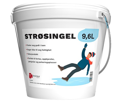 Strøsingel størrelse 2/6 mm 12 kg