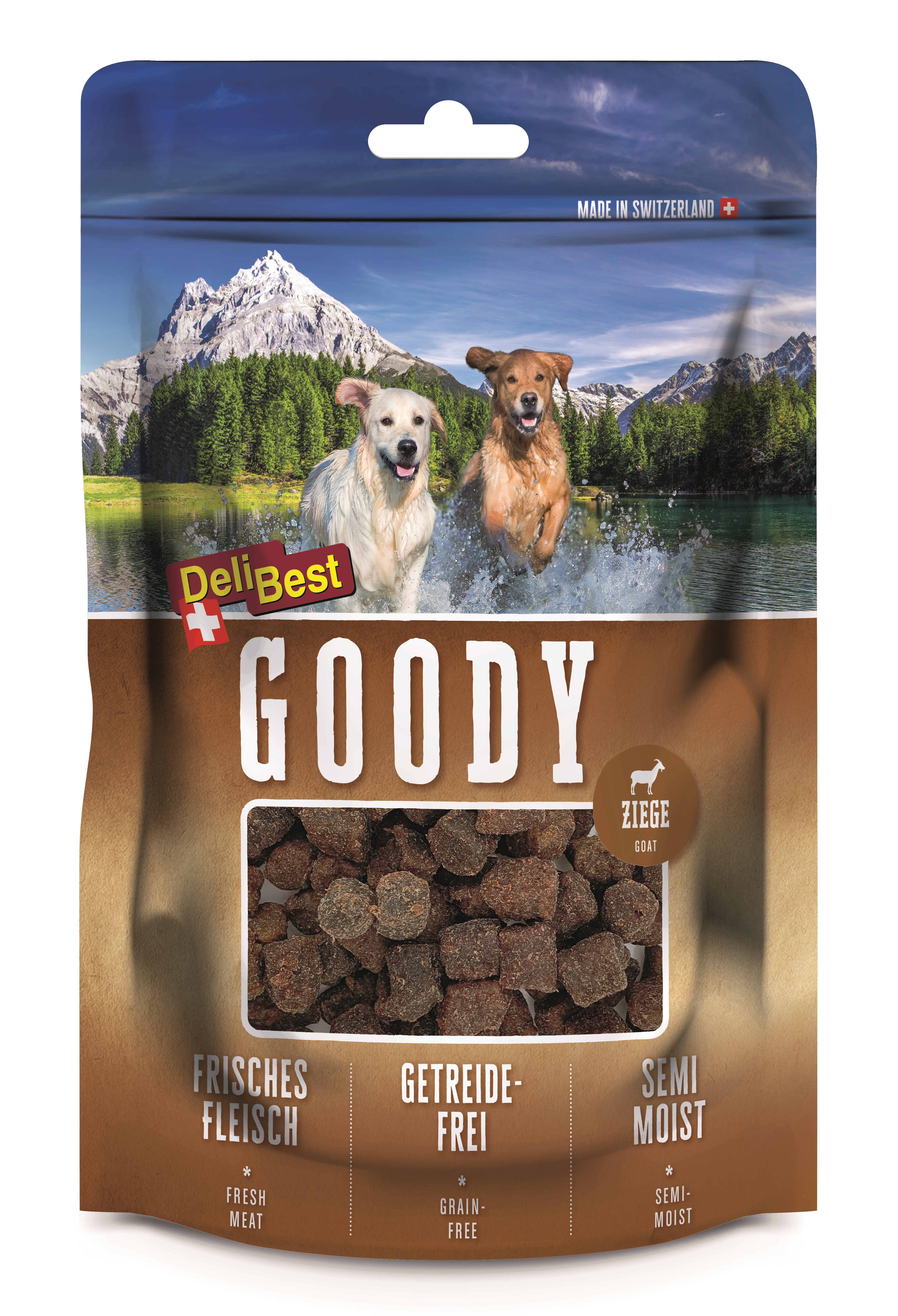 Hundesnacks Goody med geit 100 g