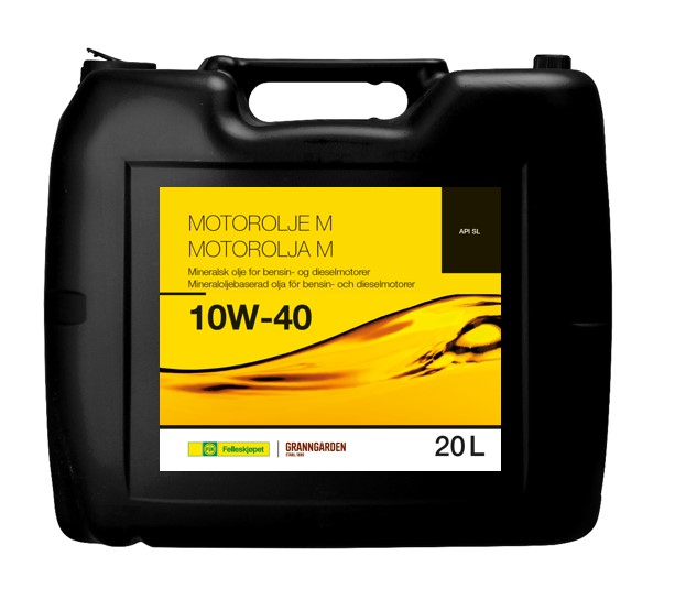 Motorolje mineralsk 10W-40 20 L