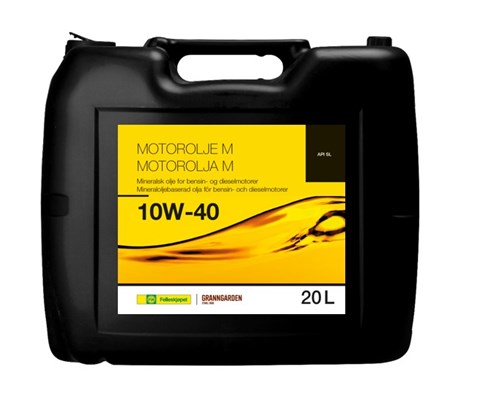 Motorolje mineralsk SAE 10W-40 20 L