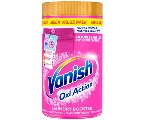 Vaskepulver Vanish Pink Powder 1,5 kg