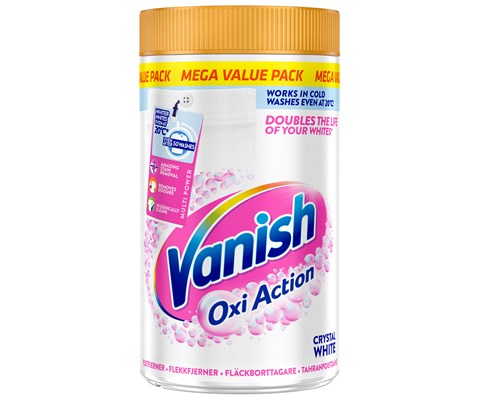 Vaskepulver Vanish White Powder 1,5 kg