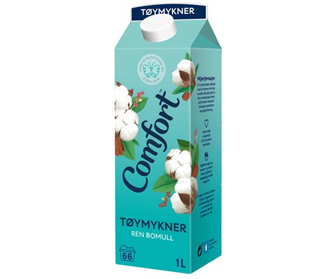 Tøymykner ren bomull 1 L