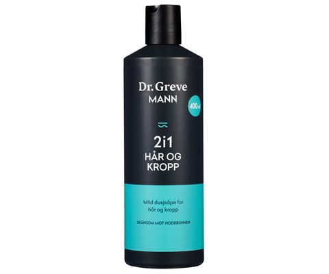 Mann 2i1 hår og kropp 400 ml