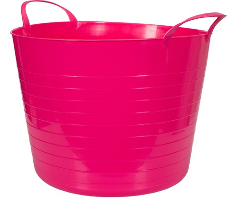 Bøtte fleksibel rosa Flexi 65 L